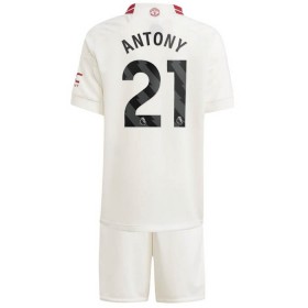 Camisolas Manchester United Antony 21 Criança 3º Equipamento 2023-24 Manga Curta